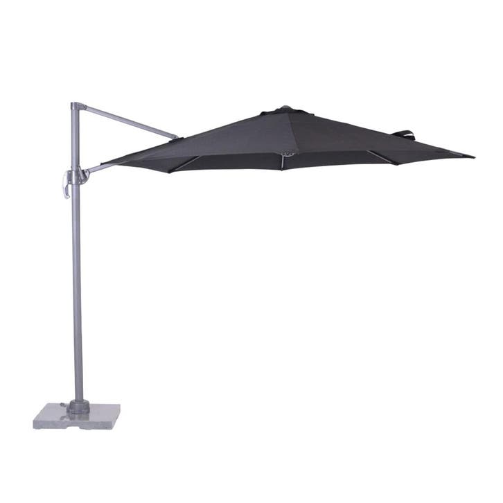 Garden Impressions Hawaii S parasol Ø300cm zwart - Parasol, Tuin en Terras, Parasols
