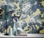 20.Vlies behang 10153-02 Erismann, Ophalen of Verzenden, Minder dan 10 m², Grijs, Bloemen