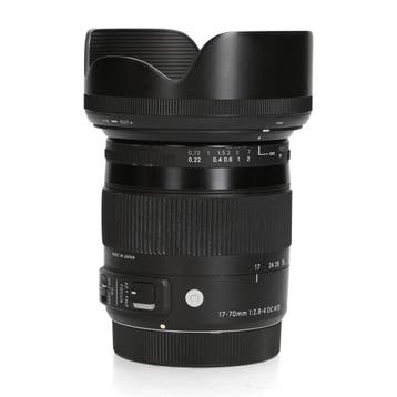Sigma 17-70mm f/2.8-4.5 DC Macro - Canon EF-S - Macrolens, Audio, Tv en Foto, Fotografie | Lenzen en Objectieven, Ophalen of Verzenden