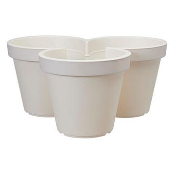 Stapelbare bloempot | Ecken & Kanten | Ø 44 x 20 cm, Tuin en Terras, Bloempotten, Verzenden, Nieuw