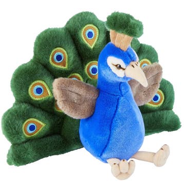 Ravensden pauw knuffel - pluche - 32 cm - vogelknuffel, Verzenden, Nieuw