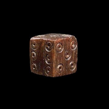 Oud-Romeins, Keizerrijk Been dobbelsteen - Ancient Roman