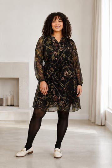 ZHENZI jurk lange mouw Maat:, Kleding | Dames, Jurken, Verzenden, Nieuw, Overige kleuren