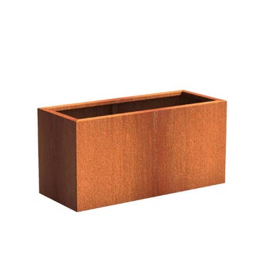 Cortenstaal plantenbak 120x50x60cm - Met bodem, 100 cm of meer, Nieuw, Metaal, 60 cm of meer