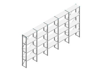 Voordeelrij Nedcon SF Legbordstelling 2500x5030x400mm hxbxd