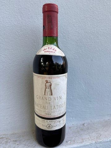 1966 Château Latour - Pauillac 1er Grand Cru Classé - 1 Fles, Nieuw