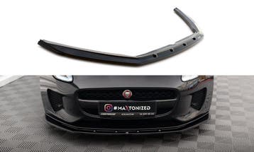 Voorspoiler V.1 Jaguar F-Type Facelift 16-20 Maxton Glans, Ophalen of Verzenden, Nieuw