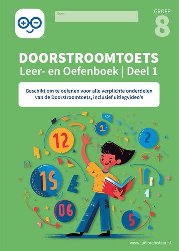 9789493218819 Deel 1 1 - Doorstroomtoets 1 groep 8 Leer- ..., Verzenden, Nieuw
