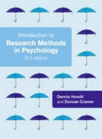 Introduction to Research Methods - Howitt Dennis, Verzenden, Gelezen, Howitt Dennis
