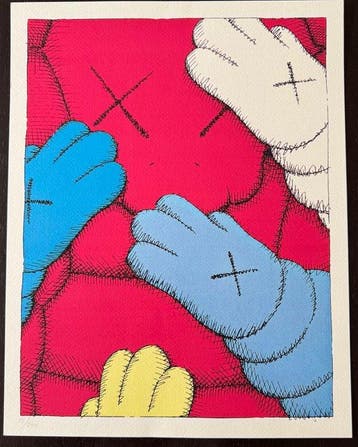 Kaws (1974) (after) - What Party, Antiek en Kunst