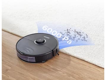 Roborock S8+ - Robotstofzuiger - HyperForce 6000 Pa - Zwart, Witgoed en Apparatuur, Stofzuigers, Verzenden, Zo goed als nieuw