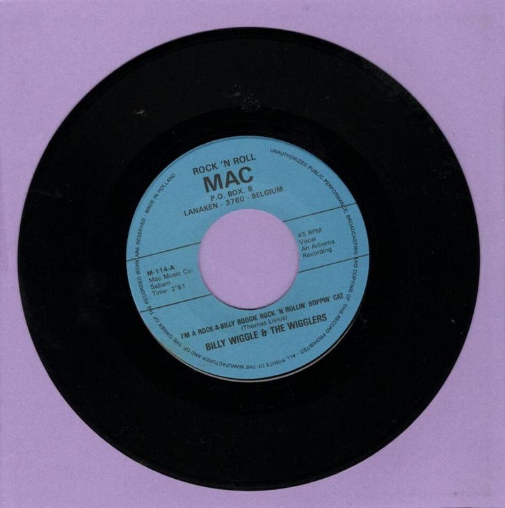 Billy Wiggle n The Wigglers – Im A Rock-A-Billy Boogie Ro, Cd's en Dvd's, Vinyl Singles, Ophalen of Verzenden