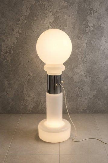 Lamp - Opaline glas - Space-age lamp uit de jaren zeventig