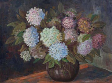 Henricus Ludovicus Hasenbos (1882-1954) - Bloemstilleven, Antiek en Kunst
