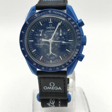 Omega x Swatch - MoonSwatch - Mission to Neptune - Zonder, Nieuw