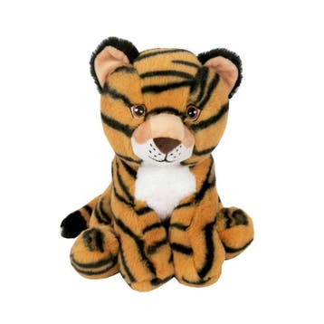 Knuffeldier tijger Missy - pluche - lichtbruin - 23 cm, Kinderen en Baby's, Speelgoed | Knuffels en Pluche, Verzenden, Nieuw