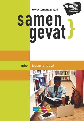 9789006372441 Samengevat MBO Nederlands 2F | Tweedehands, Boeken, Schoolboeken, Verzenden, Zo goed als nieuw, J. van Nassau