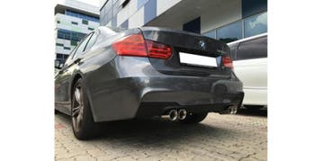 FOX BMW F30/31 - 316d/318d/320d M-pakket einddemper kruiseli, Auto-onderdelen, Uitlaatsystemen, Verzenden, Nieuw