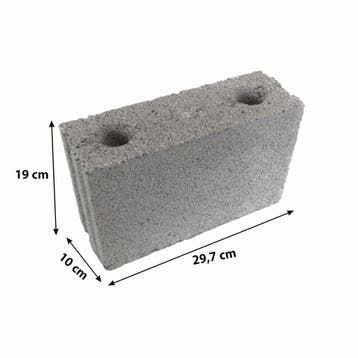 BIA ECO betonblok 29,7x10x19cm, Verzenden, Nieuw, Beton