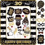 Opblaasbaar Fotolijst 30e | 34 Props Veelkleurig | Laatst..., Audio, Tv en Foto, Fotoalbums en Accessoires, Ophalen of Verzenden