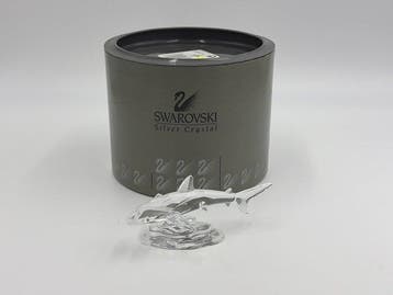 Swarovski - Beeldje - Shark baby - 269236 - Boxed - Kristal