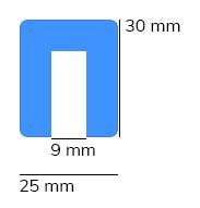 Stootrand foam, model 9 – 1 meter - Geel & Zwart -, Verzenden