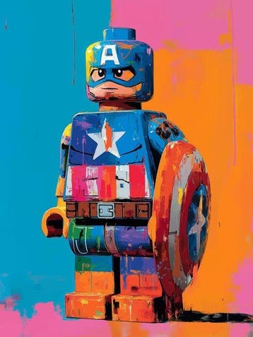 Friki-Pop - Capitán América: Fragmentos de Justicia en Óleo, Nieuw
