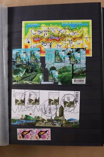 Nederland 2002/2020 - Lot in 2 stockboeken + Importa, Gestempeld