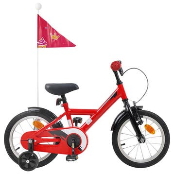 vidaXL Kinderfiets 12 Inch voor 2-4 jaar oud Rood, Verzenden, Nieuw