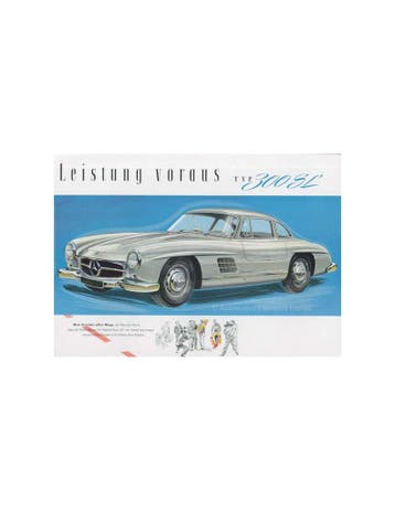 1955 MERCEDES BENZ 300 SL BROCHURE DUITS, Nieuw, Author