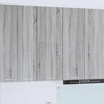 vidaXL Hangkast Grijs Sonoma 40 x 31 x 100 cm Bewerkt hout, Huis en Inrichting, Verzenden, Nieuw, Grijs