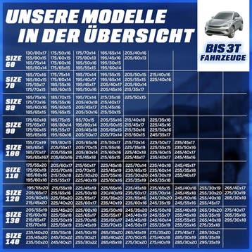 Sneeuwkettingen - 2x sneeuwketting - TK-90 - TRESKO, Auto diversen, Sneeuwkettingen, Verzenden, Zo goed als nieuw