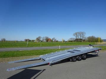 Brian James T Transporter FULL OPTIONS afm. 550x224cm 3500kg, Auto diversen, Aanhangers en Bagagewagens, Ophalen, Nieuw