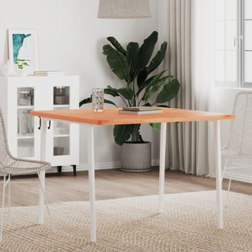 vidaXL Tafelblad vierkant 90x90x2,5 cm massief beukenhout, Verzenden, Nieuw