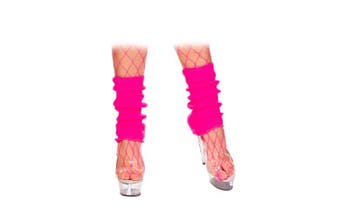 Neon beenwarmers roze, Verzenden, Nieuw, Feestartikel