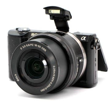 Sony A5000 body zwart + 16-50mm F/3.5-5.6 OSS zwart #SONY, Nieuw