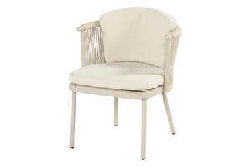 Hartman Toledo rope dining tuinstoel - Sand, Tuin en Terras, Tuinstoelen, Verzenden, Nieuw, Overige materialen