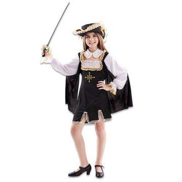 Musketier jurkje meisje, Verzenden, Nieuw, Feestartikel
