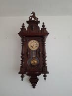 Regulateur wandklok - Junghans - Glas, Messing, Hout -, Antiek en Kunst, Antiek | Klokken