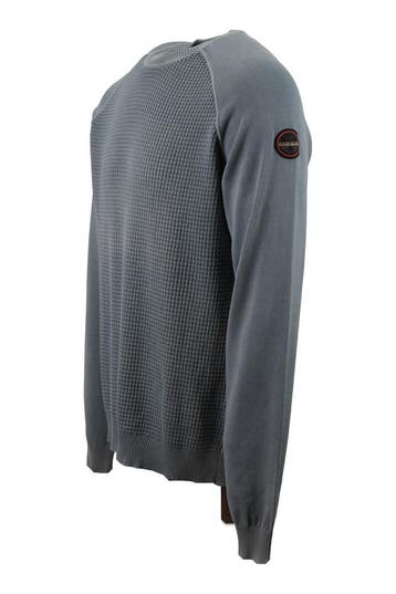 Napapijri Trui in maat L Blauw, Kleding | Heren, Truien en Vesten, Verzenden, Zo goed als nieuw, Blauw, Napapijri