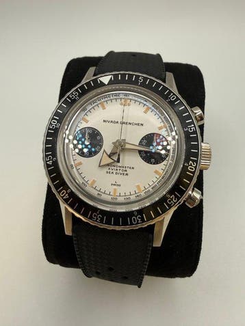 Nivada Grenchen - Chronomaster Aviator Sea Diver - 86054M -, Sieraden, Tassen en Uiterlijk, Horloges | Heren, Nieuw