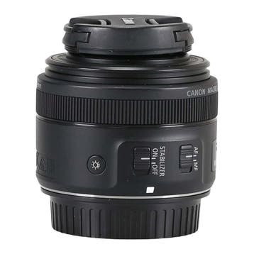 Canon EF-S 35mm f/2.8 Macro IS STM met garantie, Ophalen of Verzenden, Gebruikt