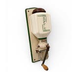 Pe-De - Koffiemolen - Hout, Metaal, Aardewerk, Glas - Wand