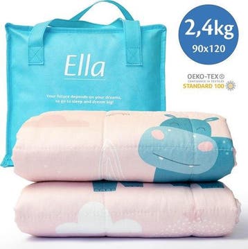 2dekans | EL-Life Verzwaringsdeken Kind 2,4kg - 90 x 120cm -, Ophalen of Verzenden, Zo goed als nieuw