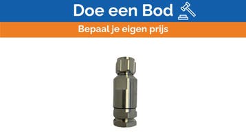 Bieden: Huber+Suhner N-Type Female Crimp RF Connector 11_N-, Ophalen of Verzenden, Nieuw, Communicatie