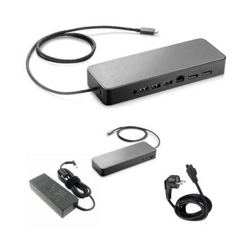 HP USB-C Dock Universal 90W USB 3.0 (3.1 Gen 1 Type-C ), Computers en Software, Ophalen of Verzenden, Gebruikt, HP