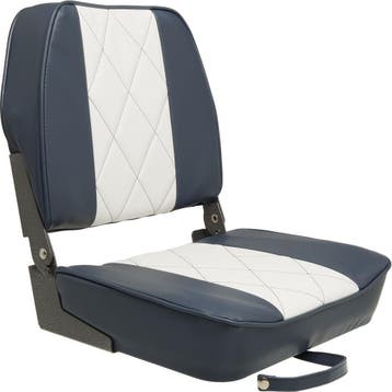 Bootstoel Inklapbaar 48x41x49cm Navy Blauw-Wit, Ophalen of Verzenden, Nieuw