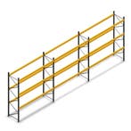 Aanbieding: Voordeelrij gebruikte Polypal palletstelling, Zakelijke goederen, Kantoor en Winkelinrichting | Magazijn, Stelling en Opslag