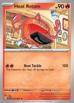Heat Rotom 013/091 holo Paldean Fates, Ophalen of Verzenden, Nieuw, Losse kaart, Foil