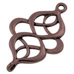 2 x Metalen tussenzetsel – rood koperkleur – 28 x 18 x 2, Ophalen of Verzenden, Nieuw, Tussenstuk of Tussenkraal